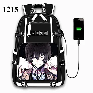 Anime Bungo Stray Dogs USB Port Backpack