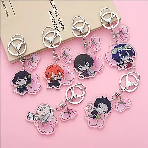 Bungou Stray Dogs Atsushi Nakajima Dazai Flower Anime Keychain