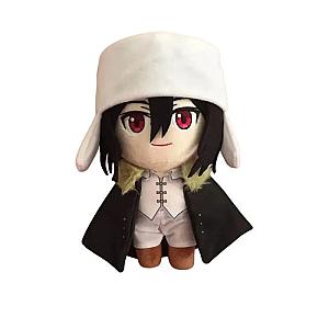 20cm Dostoyevsky Black Bungou Stray Dogs Cute Anime Stuffed Toy Plush