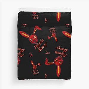 Creepy psycho bloody bunny rabbit   Duvet Cover