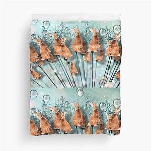 Bunny Seeds Duvet Cover