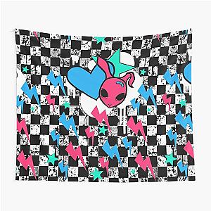 Rock Bunny Checkerboard (Light Version) Tapestry