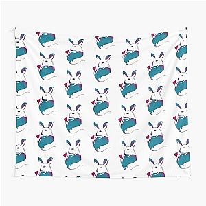 A Bunny - Abstract Curves and Shapes Tapestry