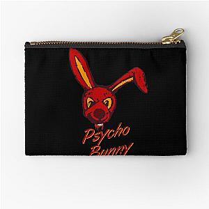 Creepy psycho bloody bunny rabbit   Zipper Pouch