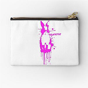 Pink Bunny - Banksy Stencil Style Zipper Pouch