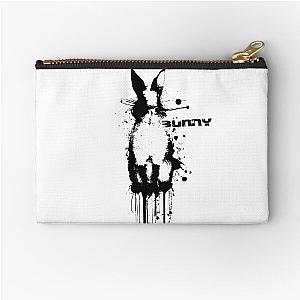 Black Bunny - Banksy Stencil Style Zipper Pouch