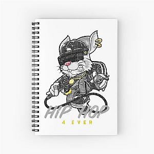 Hip Hop Bunny Spiral Notebook