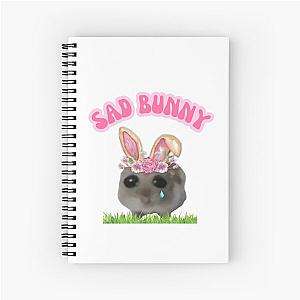 Sad Hamster, Sad Bunny Spiral Notebook