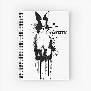 Black Bunny - Banksy Stencil Style Spiral Notebook