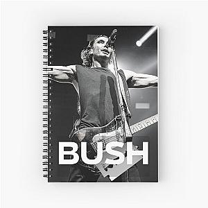 BUSH ROCK BAND Tour - Bush Fan Edition - Nostalgic 90s Spiral Notebook