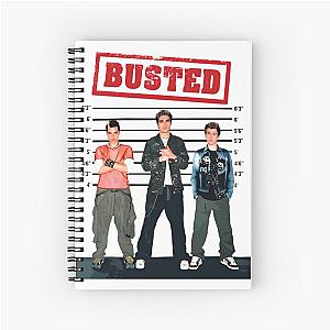 Wanted Busted Band Spiral Notebook