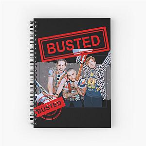 Busted busted Spiral Notebook