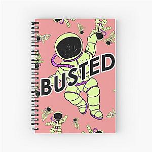 busted astronot Spiral Notebook