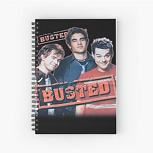 busted band vintage Spiral Notebook