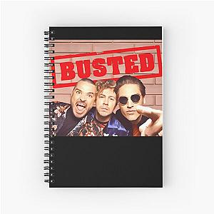 Busted band Spiral Notebook