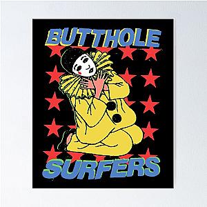 Art Butthole Surfers Vintage Photograp  Poster