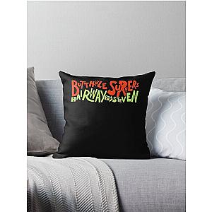 Butthole Surfers Hairway Throw Pillow