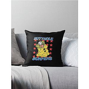 Art Butthole Surfers Vintage Photograp  Throw Pillow