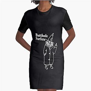 Butthole Surfers Clown Music Rock  Butthole Graphic T-Shirt Dress