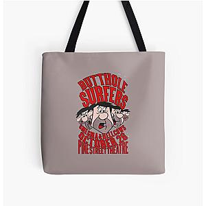 butthole surfers  (1) All Over Print Tote Bag