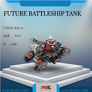 CBOX JD023 Future Battleship Tank Military