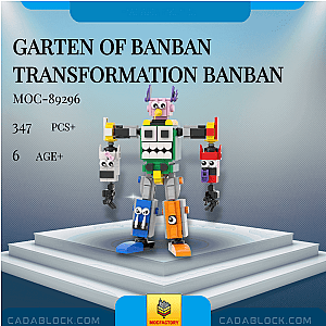 MOC Factory 89296 Garten of Banban Transformation Banban Movies and Games