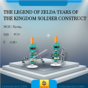 MOC Factory 89294 The Legend of Zelda Tears of the Kingdom Soldier Construct Movies and Games