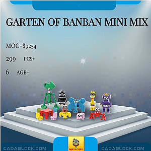 MOC Factory 89254 Garten of Banban Mini Mix Movies and Games