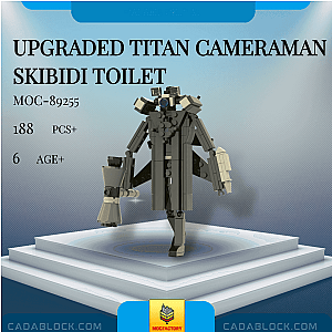 MOC Factory 89255 Upgraded Titan Cameraman Skibidi Toilet Movies and Games