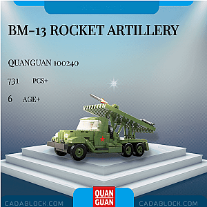 QUANGUAN 100240 BM-13 Rocket Artillery Military