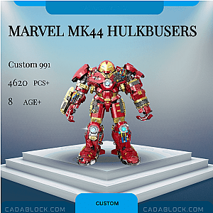 Custom 991 Marvel MK44 Hulkbusers Creator Expert