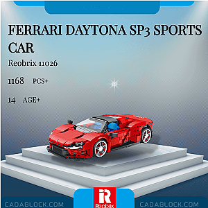 REOBRIX 11026 Ferrari Daytona SP3 Sports Car Technician