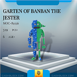 MOC Factory 89336 Garten of Banban The Jester Movies and Games