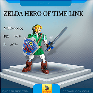 MOC Factory 90299 Zelda Hero of Time Link Movies and Games