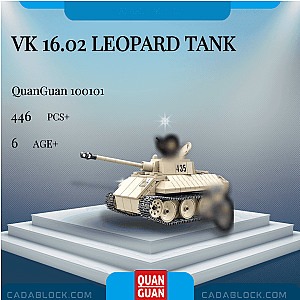 QUANGUAN 100101 VK 16.02 Leopard Tank Military