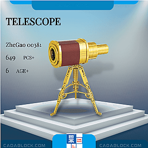 ZHEGAO 00381 Telescope Creator Expert