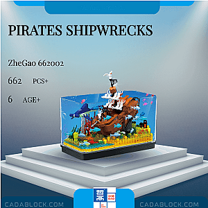 ZHEGAO 662002 Pirates Shipwrecks Creator Expert