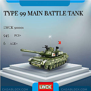 LWCK 90001 Type 99 Main Battle Tank Military
