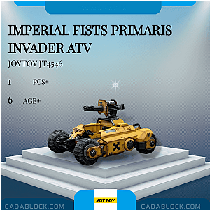 Joytoy JT4546 Imperial Fists Primaris Invader ATV Creator Expert