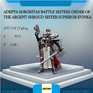 Joytoy JT4614 Adepta Sororitas Battle Sisters Order of the Argent Shroud Sister Superior Evinka Creator Expert