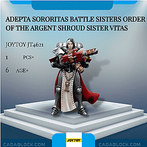 Joytoy JT4621 Adepta Sororitas Battle Sisters Order of the Argent Shroud Sister Vitas Creator Expert