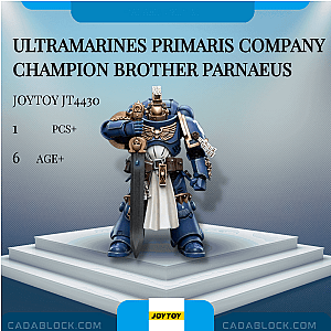 Joytoy JT4430 Ultramarines Primaris Company Champion Brother Parnaeus Creator Expert