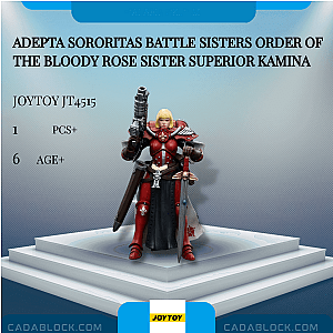 Joytoy JT4515 Adepta Sororitas Battle Sisters Order of the Bloody Rose Sister Superior Kamina Creator Expert