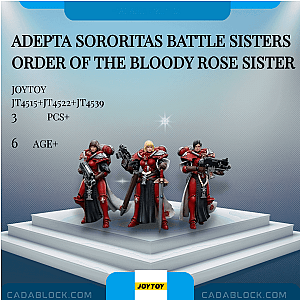 Joytoy JT4515+JT4522+JT4539 Adepta Sororitas Battle Sisters Order of the Bloody Rose Sister Creator Expert