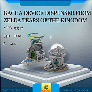 MOC Factory 153792 Gacha Device Dispenser from Zelda Tears of the Kingdom Movies and Games