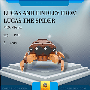 MOC Factory 89372 Lucas And Findley from Lucas the Spider Movies and Games