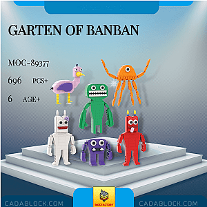 MOC Factory 89377 Garten of Banban Movies and Games