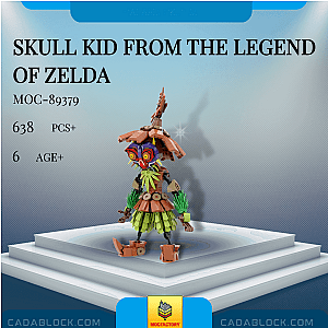 MOC Factory 89379 Skull Kid from The Legend of Zelda Movies and Games