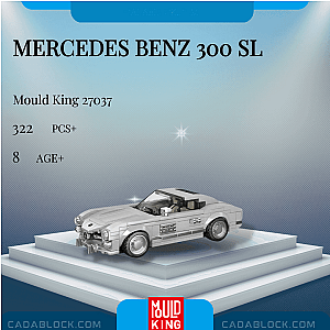 MOULD KING 27037 Mercedes Benz 300 SL Technician