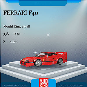 MOULD KING 27038 Ferrari F40 Technician